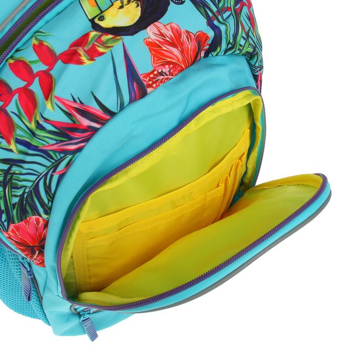 Рюкзак школьный эргономичная спинка Kite 950 Style-3, 47 х 32 х 20 см, бирюзовый