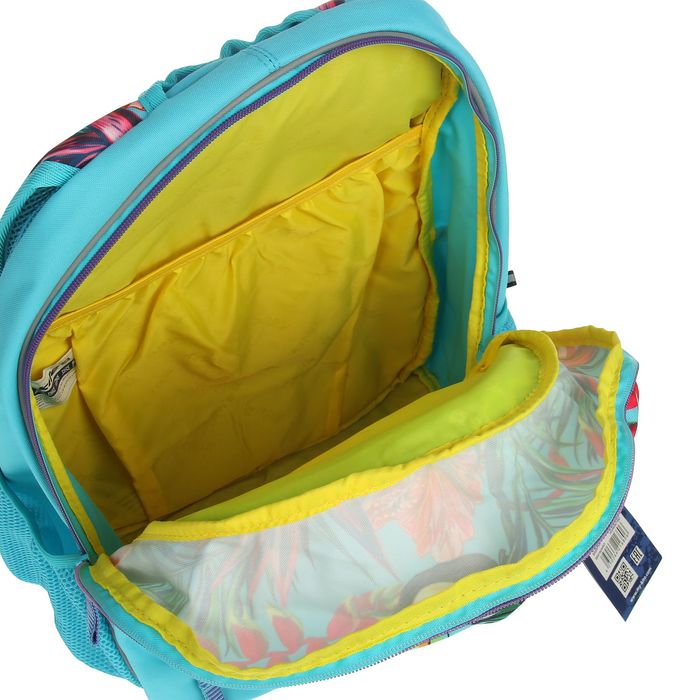 Рюкзак школьный эргономичная спинка Kite 950 Style-3, 47 х 32 х 20 см, бирюзовый