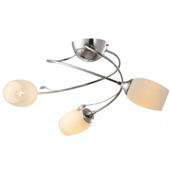 Люстра  "Венера"  3 лампы Е14 60Вт  хром 45х45х28