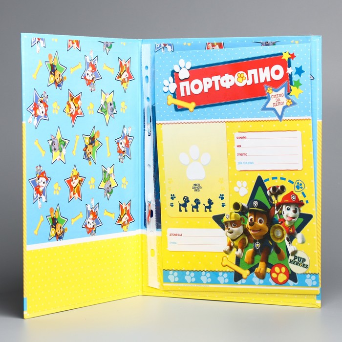 Щенячий патруль. Портфолио в мягкой обложке "Выпускник детского сада"