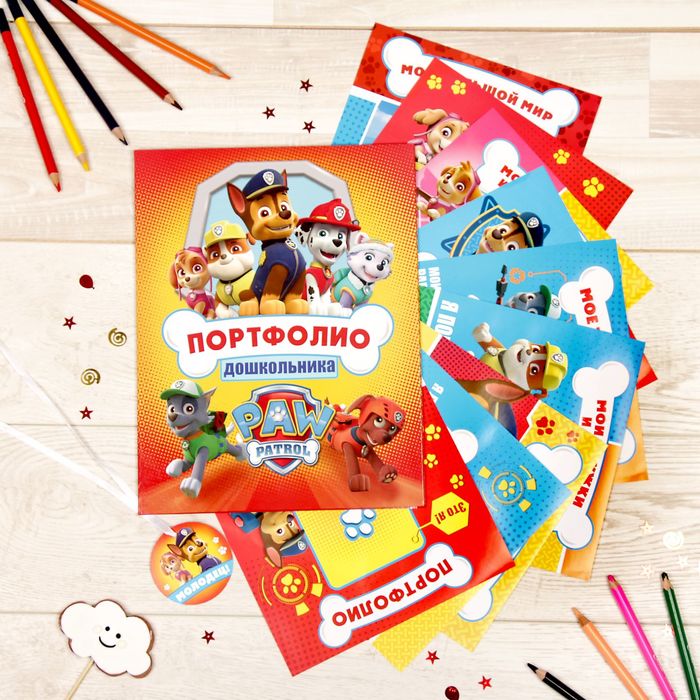 Щенячий патруль. Портфолио в мягкой обложке "Портфолио дошкольника"