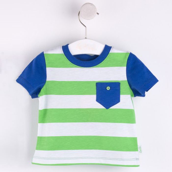 Футболка для мальчика, рост 80 см, цвет зелёный ФБ440_М