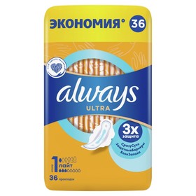 

Прокладки «Always» Ultra Light Quatro, 36 шт.