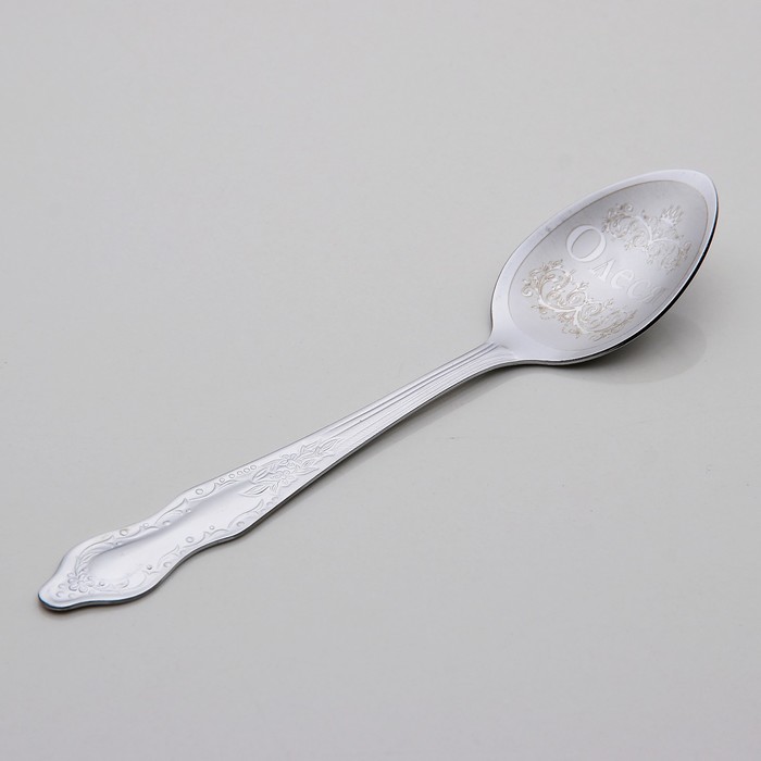 Ложка чайная с гравировкой "Олеся"