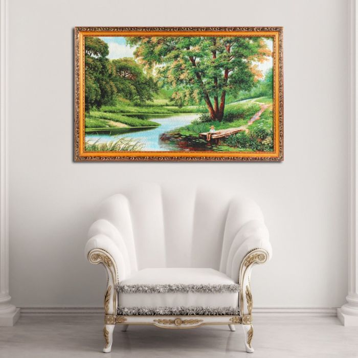 Гобеленовая картина "Тихая заводь"
