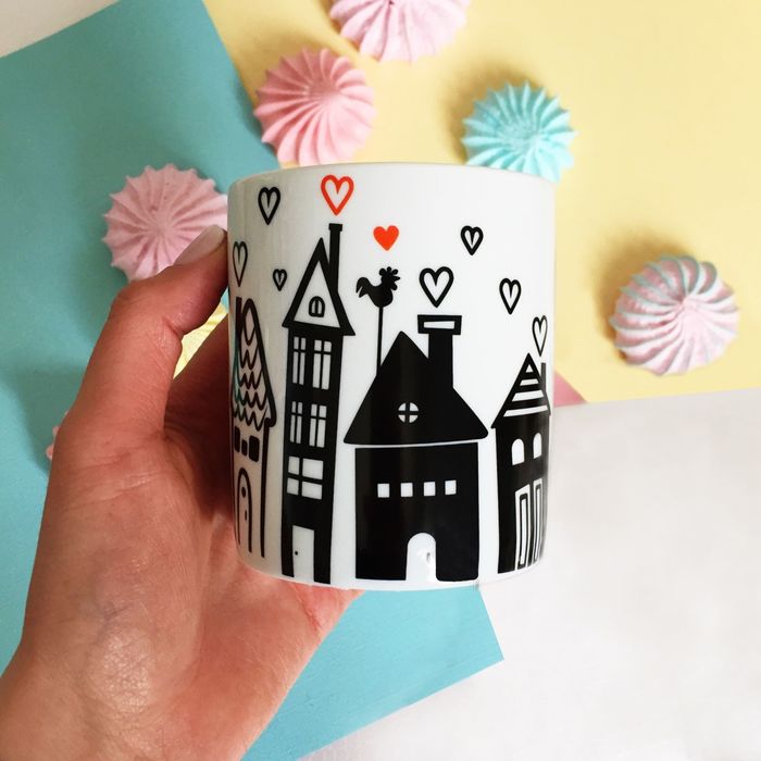 Кружка 320 мл "Город любви"