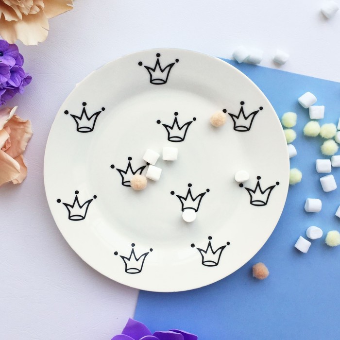 Тарелка 20 см My Little Crown, с бортами