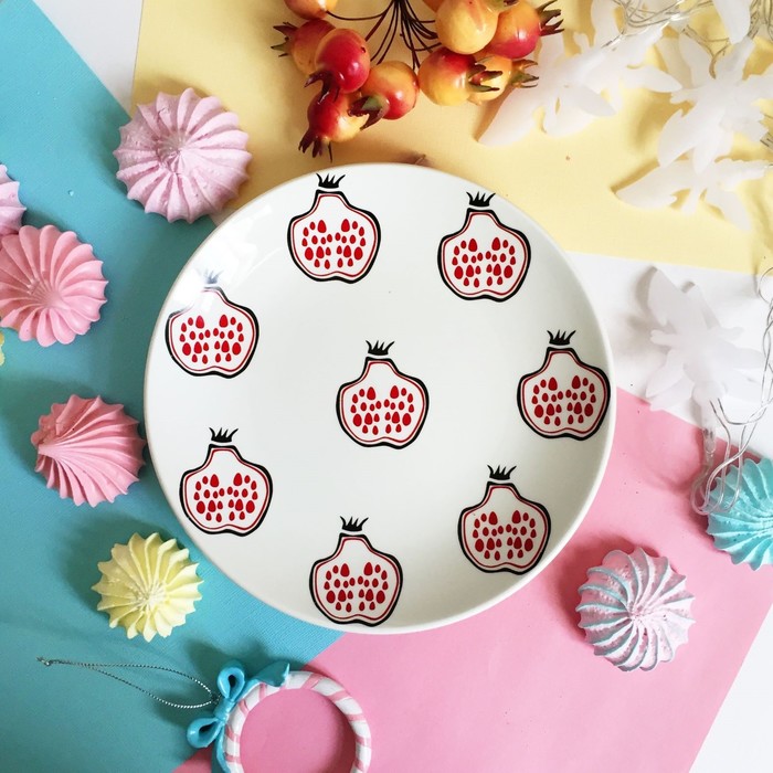 Тарелка 22 см "Гранат"