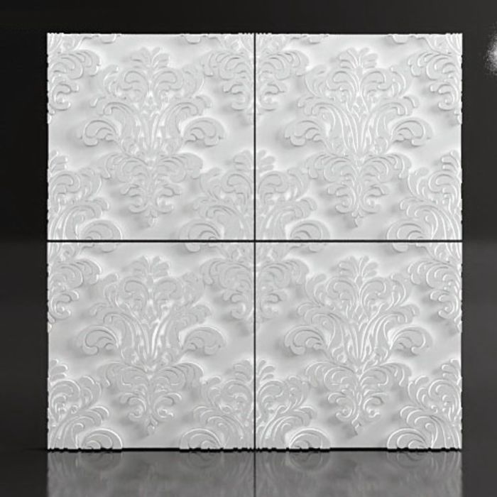 Гипсовая 3D панель Baroque 500х500