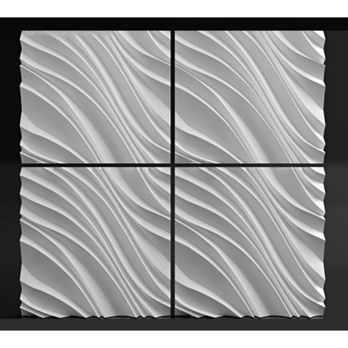 Гипсовая 3D панель Brezee 500х500