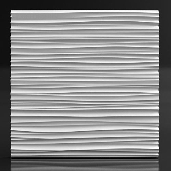 Гипсовая 3D панель Calm 500х500