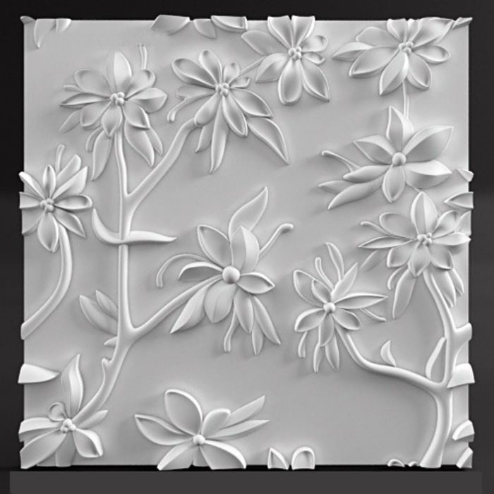 Гипсовая 3D панель Eden 500х500