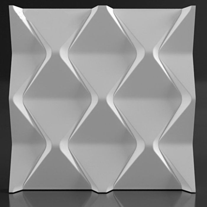 Гипсовая 3D панель Falls 500х500