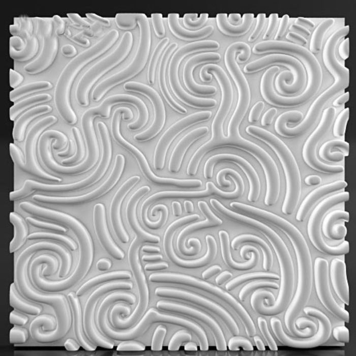 Гипсовая 3D панель May 500х500