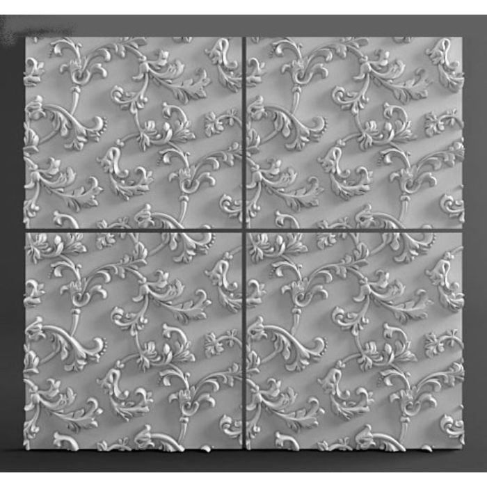 Гипсовая 3D панель Rasvet 500х500