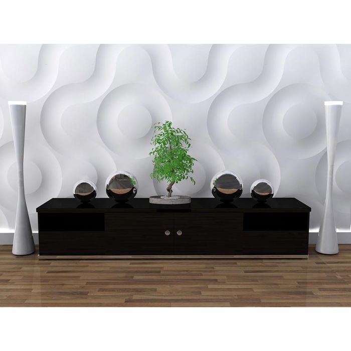 Гипсовая 3D панель "Аливия" 500х500