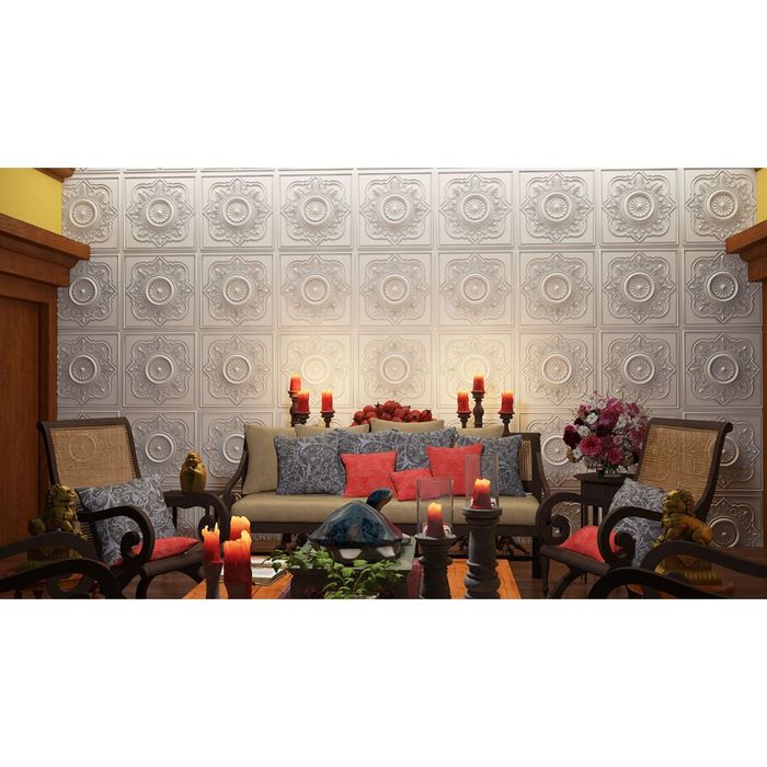 Гипсовая 3D панель "Азия" 500х500