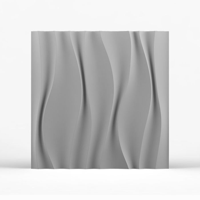 Гипсовая 3D панель "Водопад" 500х500