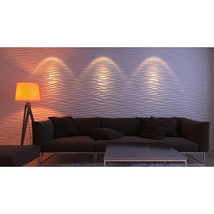 Гипсовая 3D панель "Волна Аравийская" 500х500