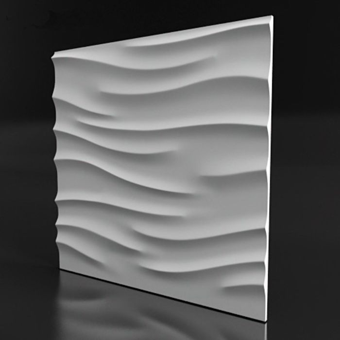 Гипсовая 3D панель "Кейд" 500х500