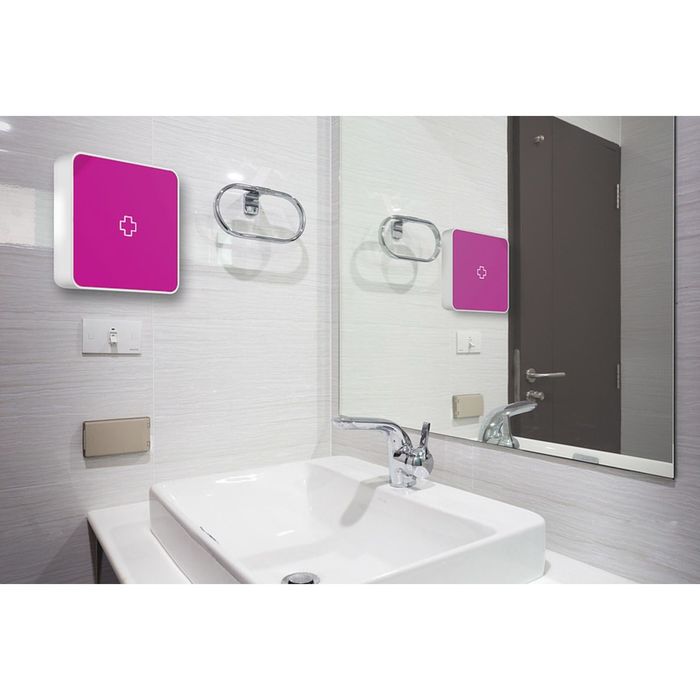 Ящик для лекарств, цвет розовый