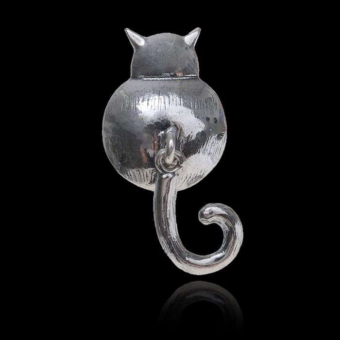 Значок "Котя Мотя", цвет чернёное серебро