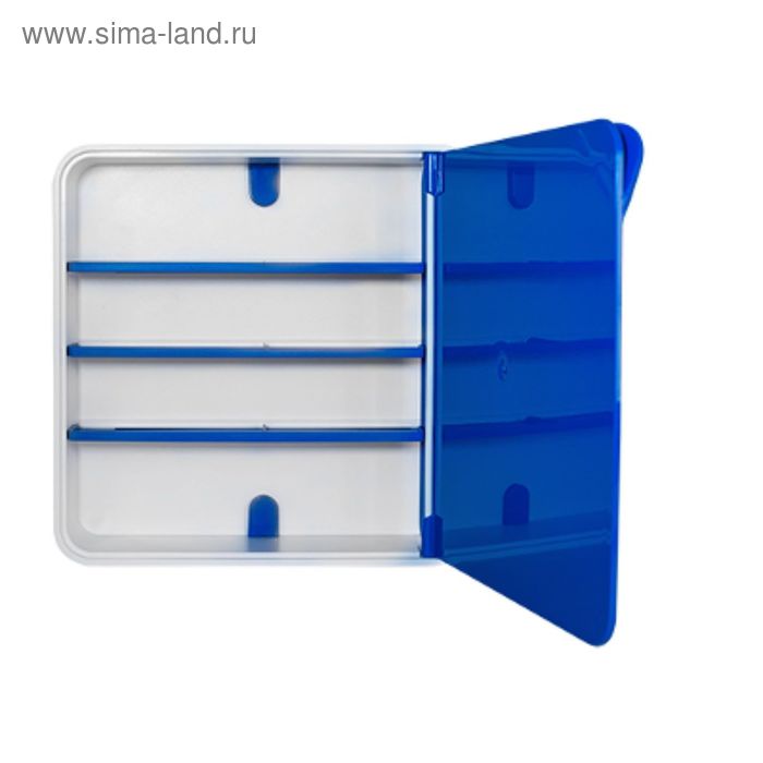 Ящик для лекарств, цвет дверцы синий