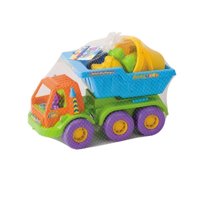 Набор для игр с песком "Самосвал", 10 предметов