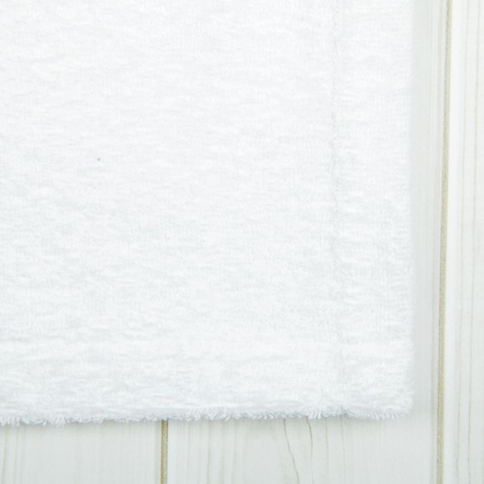 Халат мужской, шалька, размер 50, белый, махра