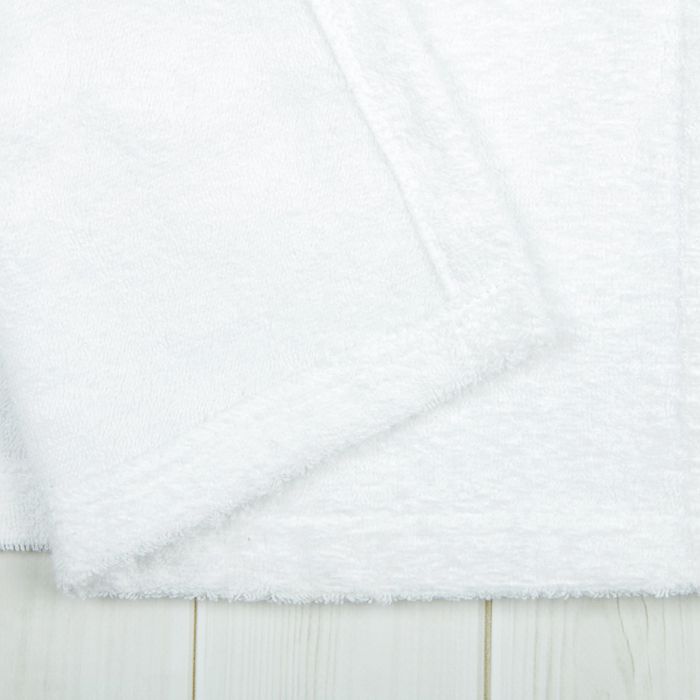 Халат мужской, шалька, размер 56, белый, махра