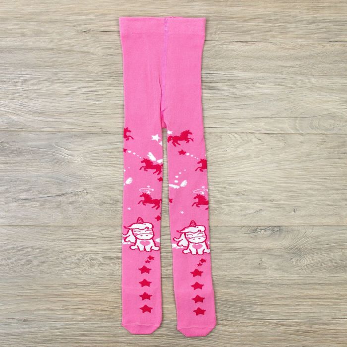 Колготки детские "Единорог"рост 86-92 см, 1,5-2 года, 80% хл.,17% п/а, 3% эл.