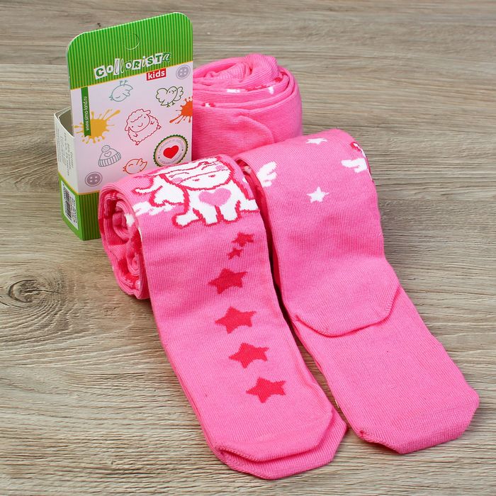 Колготки детские "Единорог"  рост 98-104 см, 3-4 лет, 80% хл.,17% п/а, 3% эл.