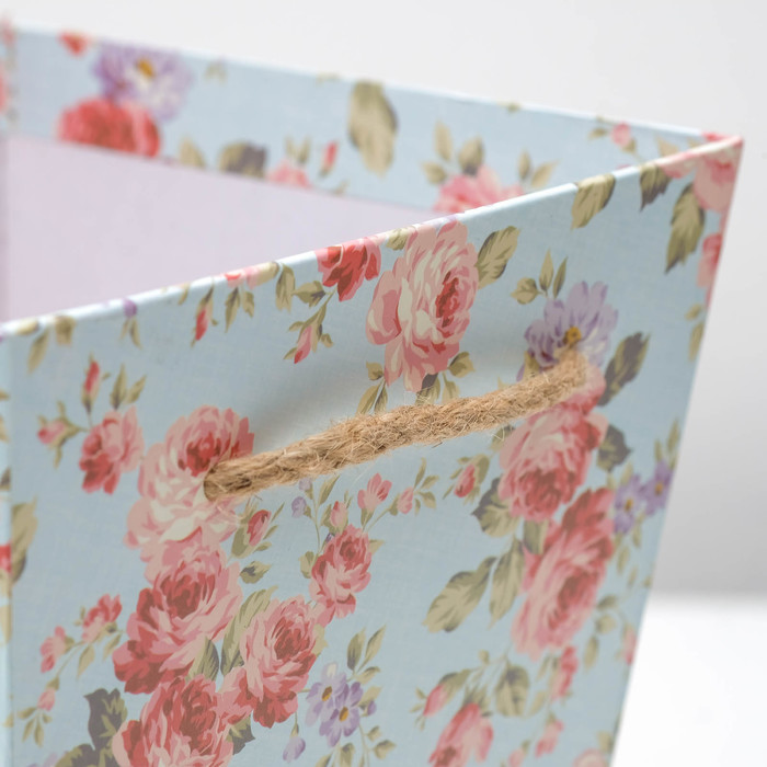 Переноска для цветов с ручками 18 х 18 х 30 см