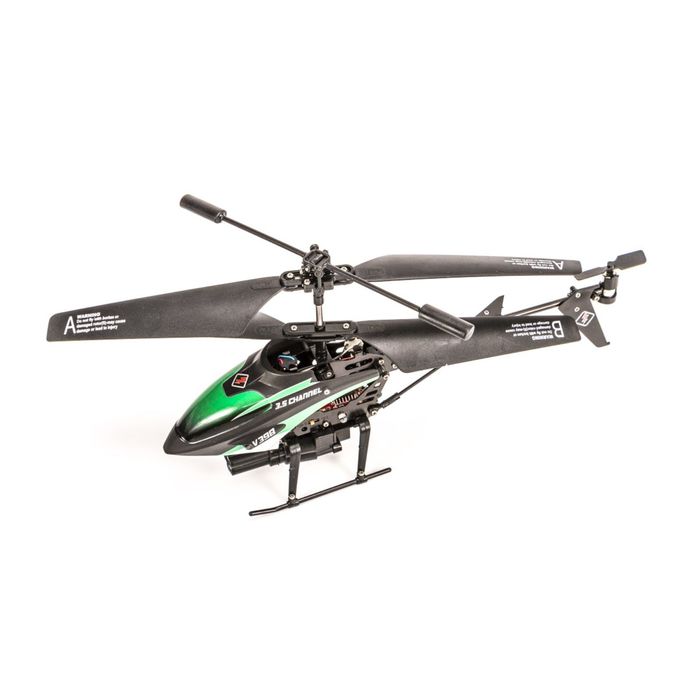 Радиоуправляемый вертолет WLTOYS V398 MINI HELICOPTER WITH ROCKET GUN