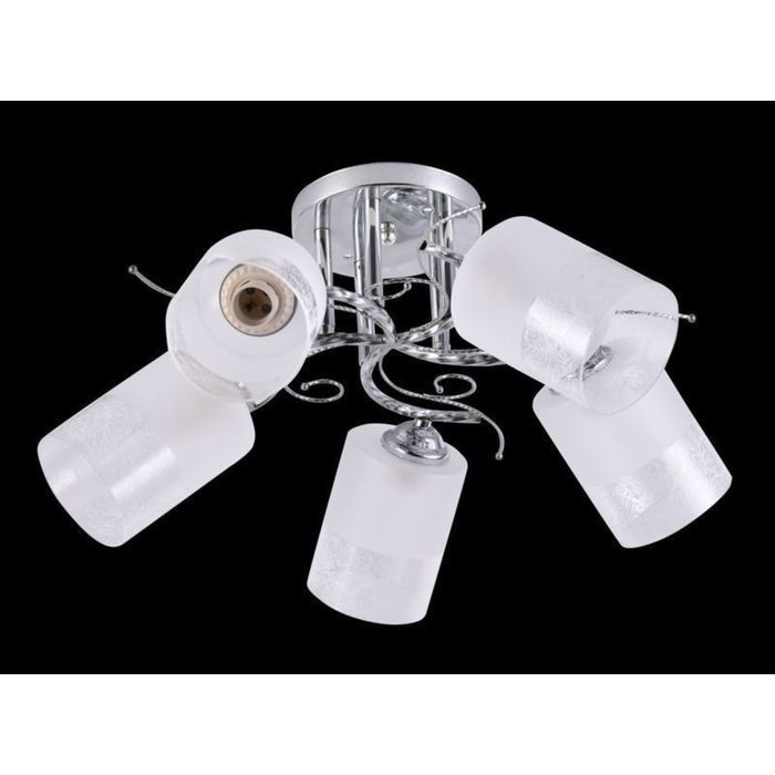 Люстра "Селин" 5 ламп 60Вт Е27 хром