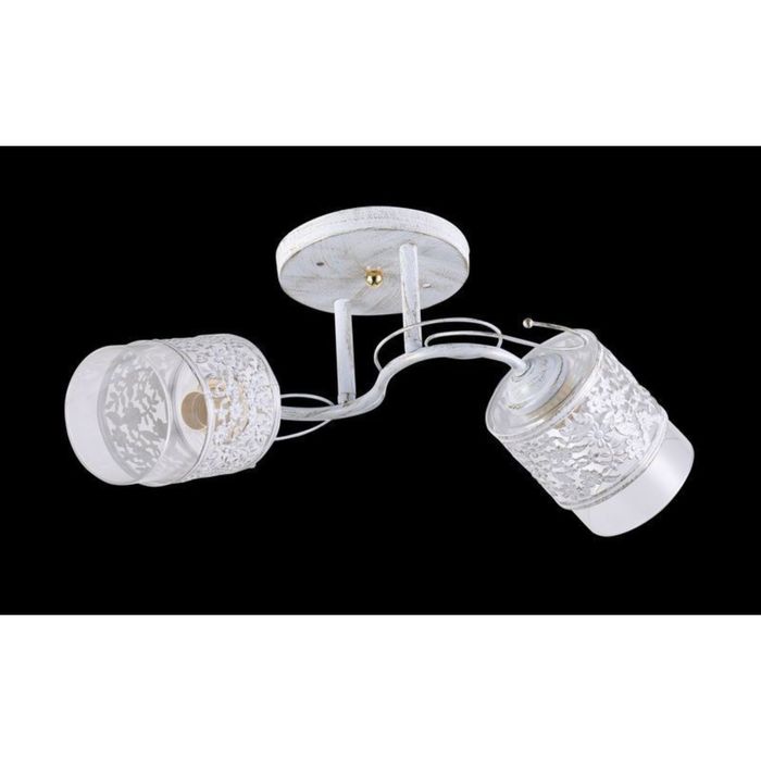 Люстра "Лессия" 2 лампы 60Вт Е27 белый