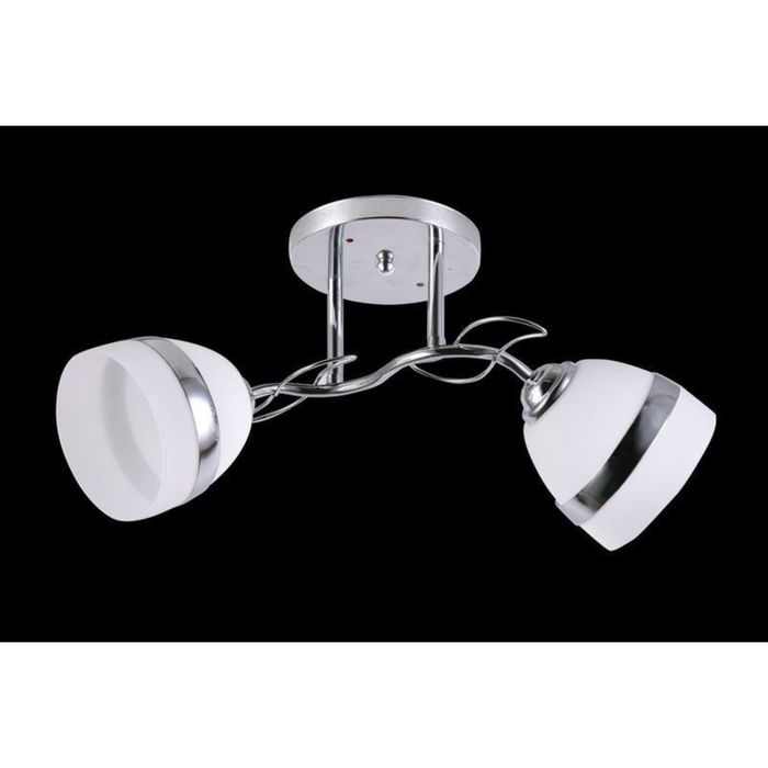 Люстра "Эрколано" 2 лампы 60Вт Е27 хром