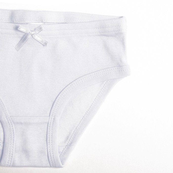 Трусы для девочки, рост 110-116 см, цвет белый 1280915 ДГ