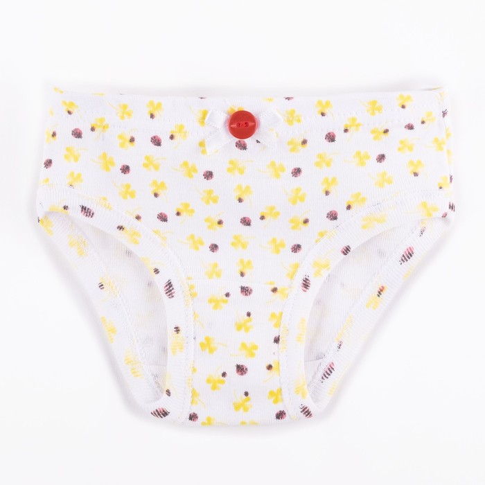 Трусы для девочки, рост 92 см, цвет жёлтый 114_М