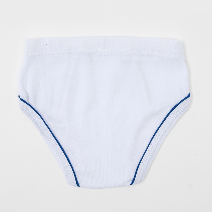Трусы-слипы для мальчика, рост 110-116 см, цвет белый 123