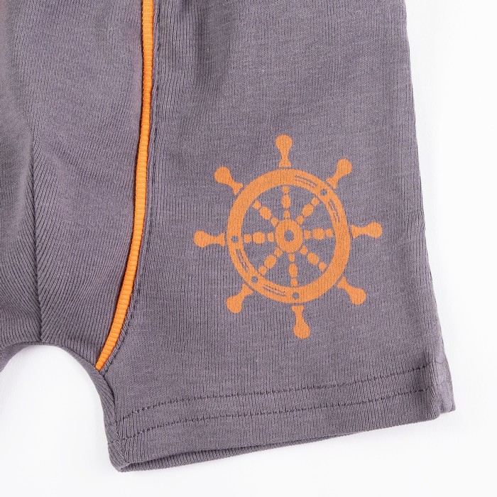 Трусы-боксеры для мальчика, рост 92 см, цвет серый 124_М