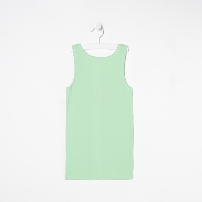 Майка для мальчика, рост 140 см, цвет зелёный 2211