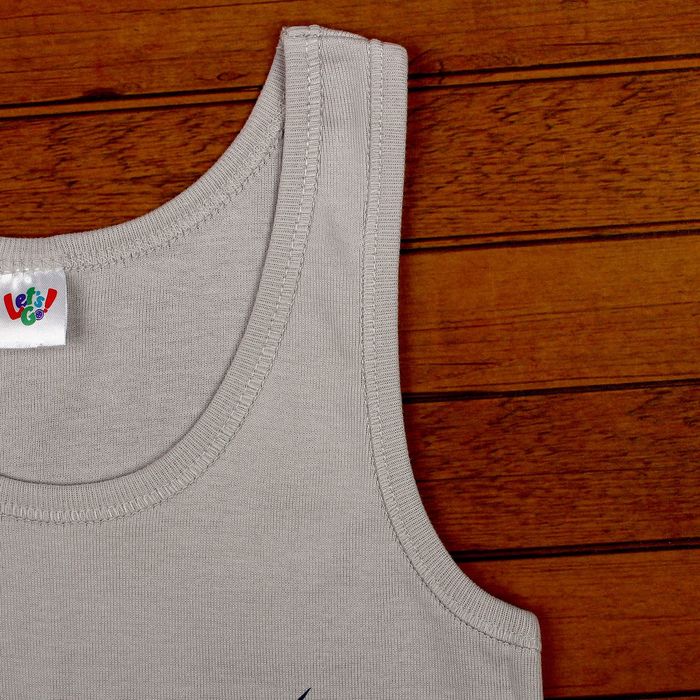 Майка для мальчика, рост 152-158 см, цвет серый 2211