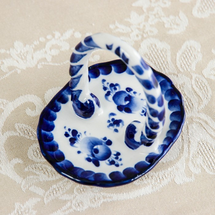 Набор для специй «Совы», гжель, кобальт