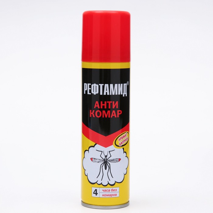 Аэрозоль репеллентный Рефтамид, Антикомар, с ароматом цитруса/ванили, 145 мл