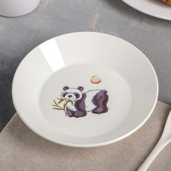 Блюдце-тазик 14 см "Зоопарк", 150 мл