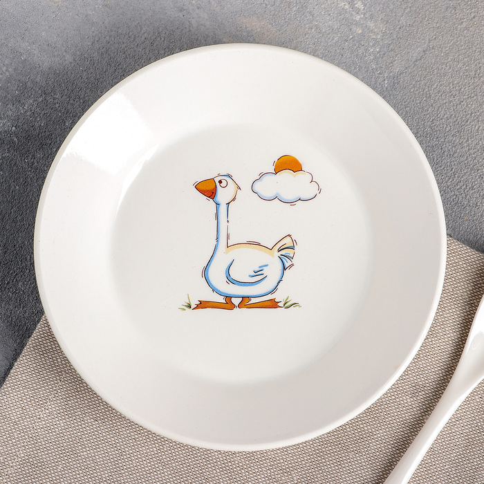 Блюдце-тазик 14 см "Зоопарк", 150 мл