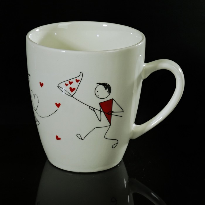 Кружка 370 мл Love, МИКС