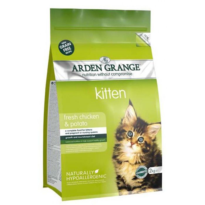Сухой корм Arden Grange для котят, беззерновой, 2 кг