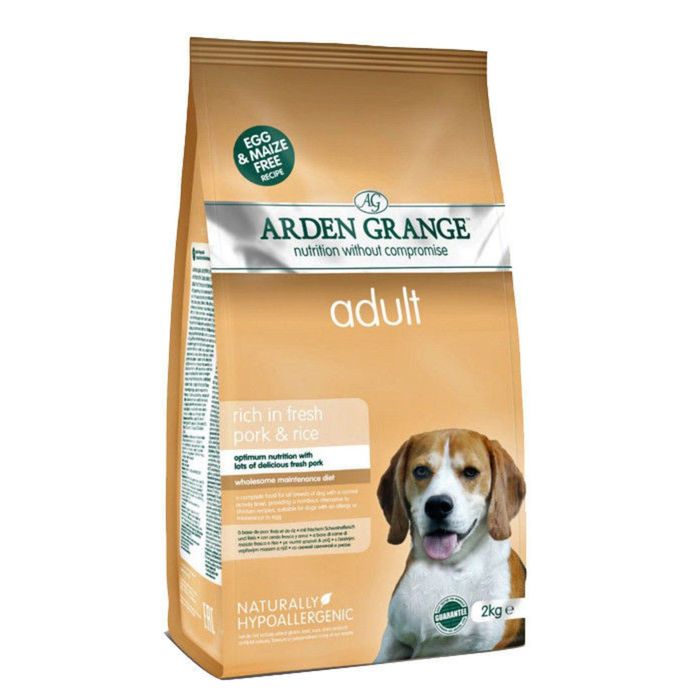 Сухой корм Arden Grange  Корм сухой для взрослых собак, со свининой и рисом, 6кг